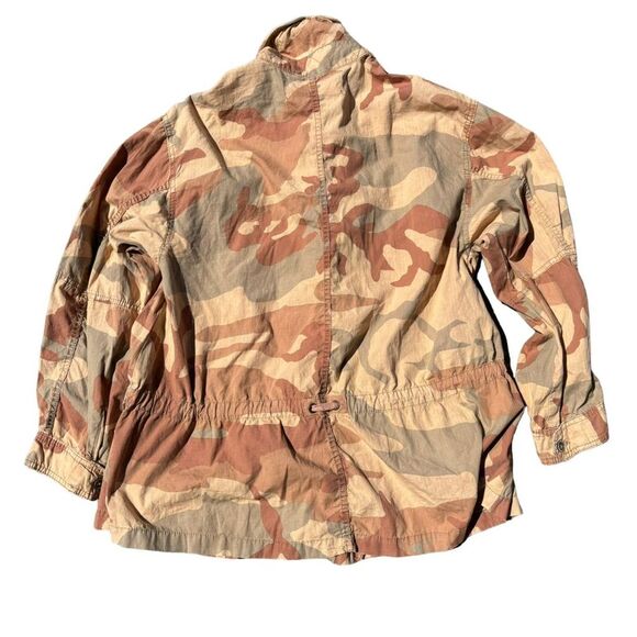Free People S Camo Military Jacket Lead The Way Utility - Picture 4 of 8